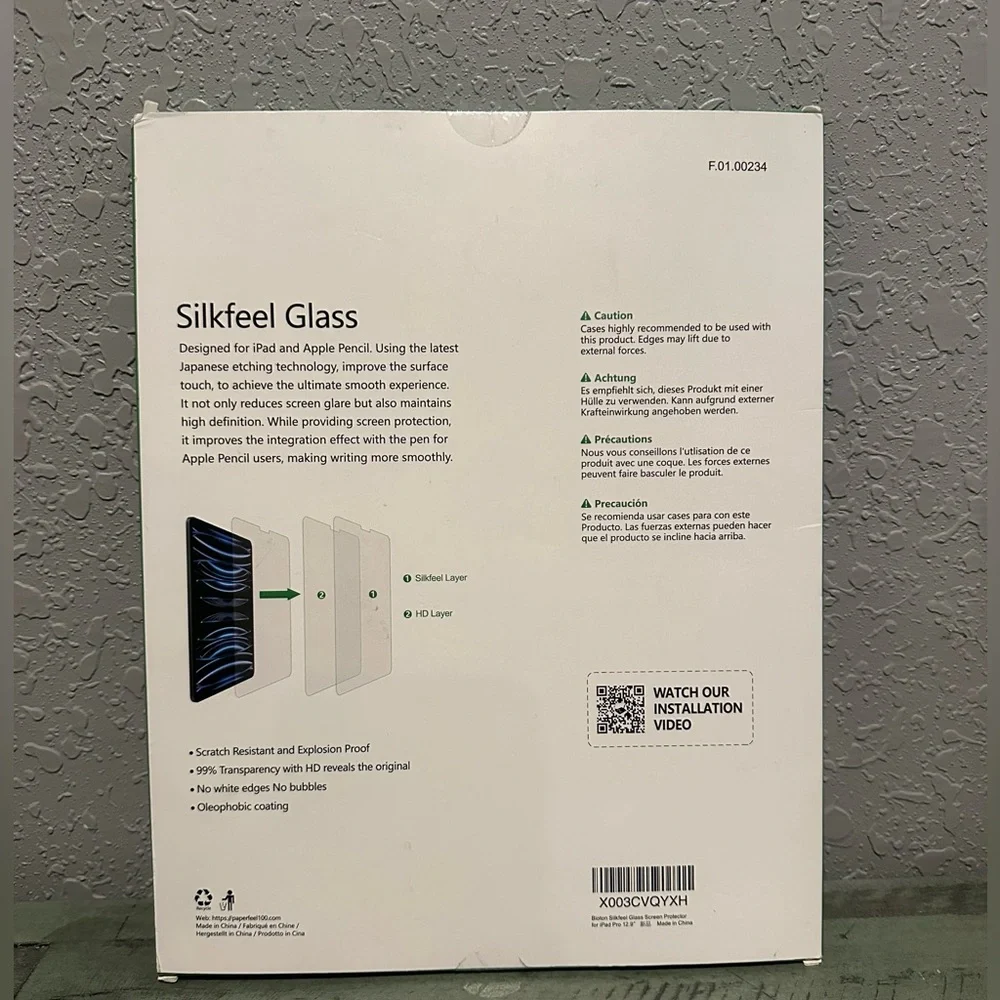 Bioton Glass Screen Protector for IPad 12.9”